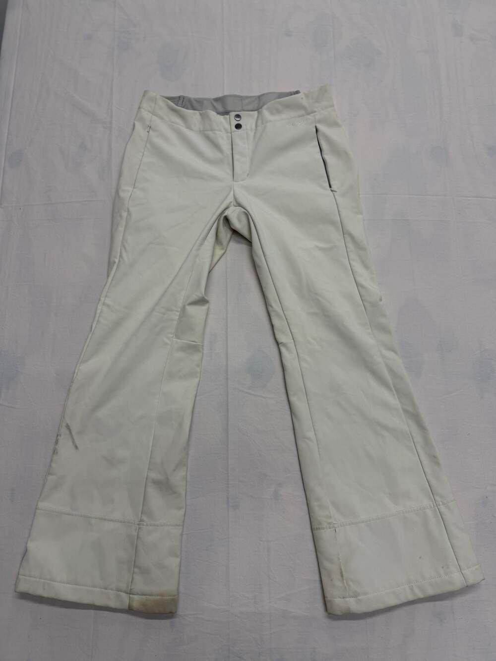 The North Face TNF Apex Women's Softshell Ski Pants White Size L/G